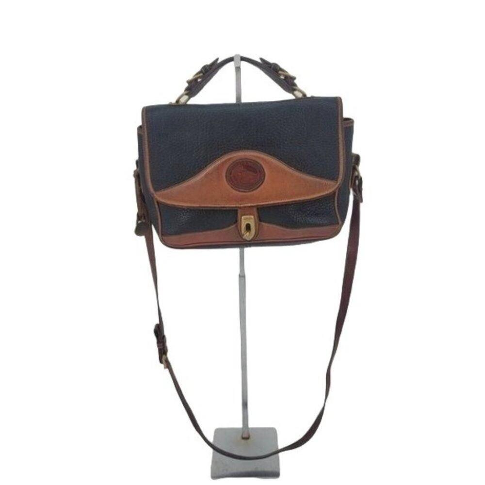 Vintage Dooney & Bourke Carrier AWL Long Strap Briefcase Handle Handbag Bag